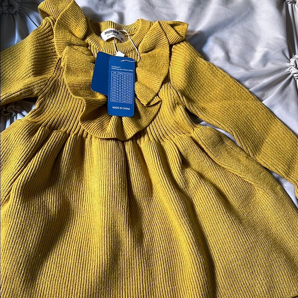 Gymboree Yellow Knit Dress
